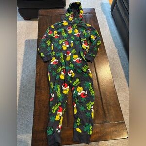 H&M Black Grinch Kids One piece size 8/10